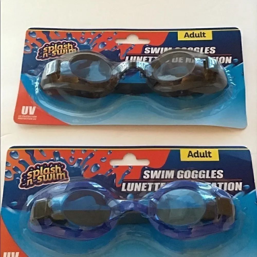 Adult Safety Swim Goggles 2 pack bundle - Picture 2 of 7